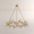 Waving Twelve - Light Quartz Chandelier - Cyran Lamps