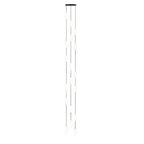 White Long Tube Multi Light Staircase Chandelier - Cyran Lamps