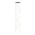 White Long Tube Multi Light Staircase Chandelier - Cyran Lamps