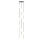 White Long Tube Multi Light Staircase Chandelier - Cyran Lamps
