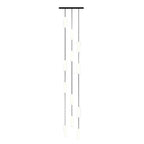 White Long Tube Multi Light Staircase Chandelier - Cyran Lamps