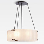 Willamette Round Crystal Chandelier - Cyran Lamps