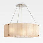 Willamette Round Crystal Chandelier - Cyran Lamps