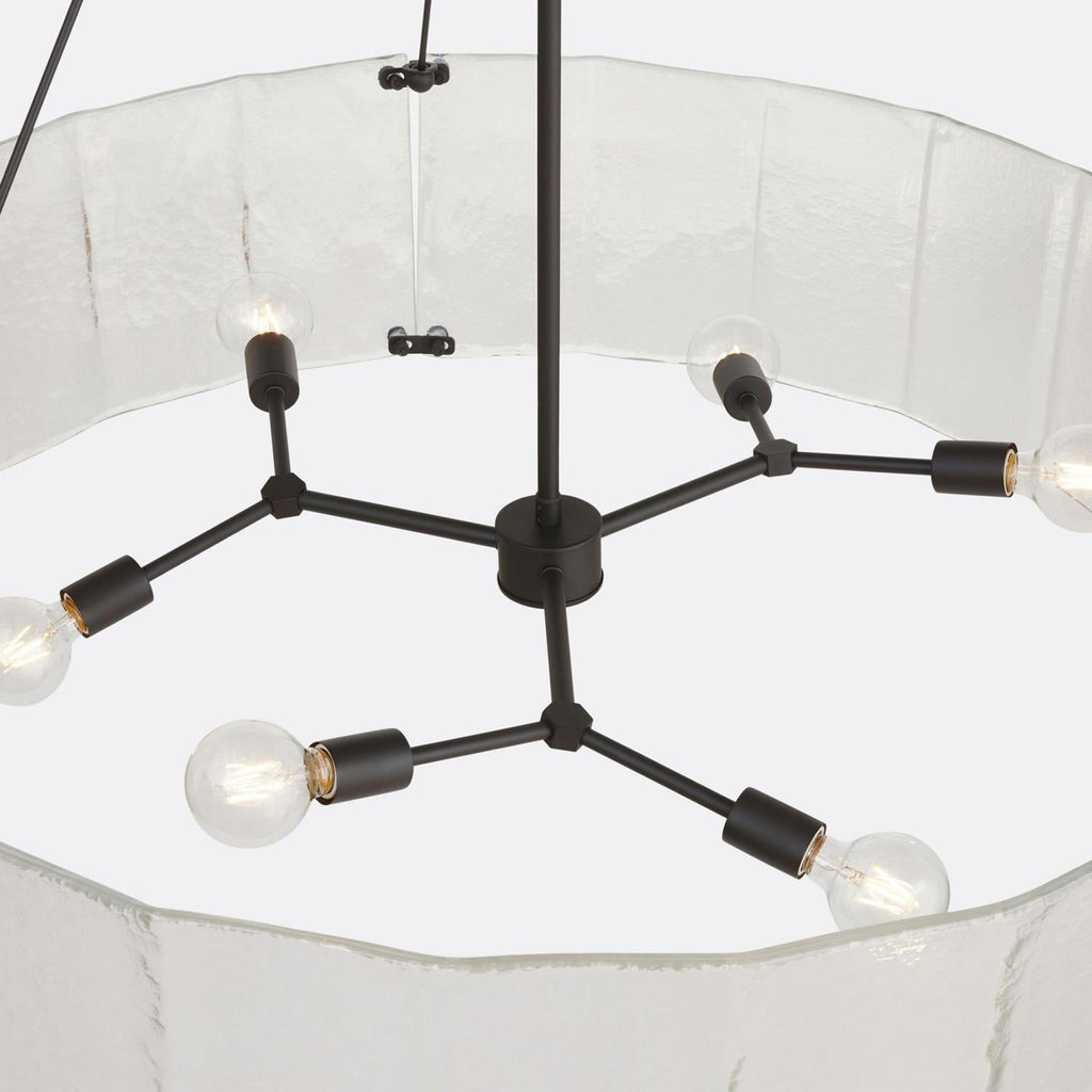Willamette Round Crystal Chandelier - Cyran Lamps
