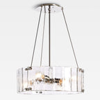 Willamette Round Crystal Chandelier - Cyran Lamps