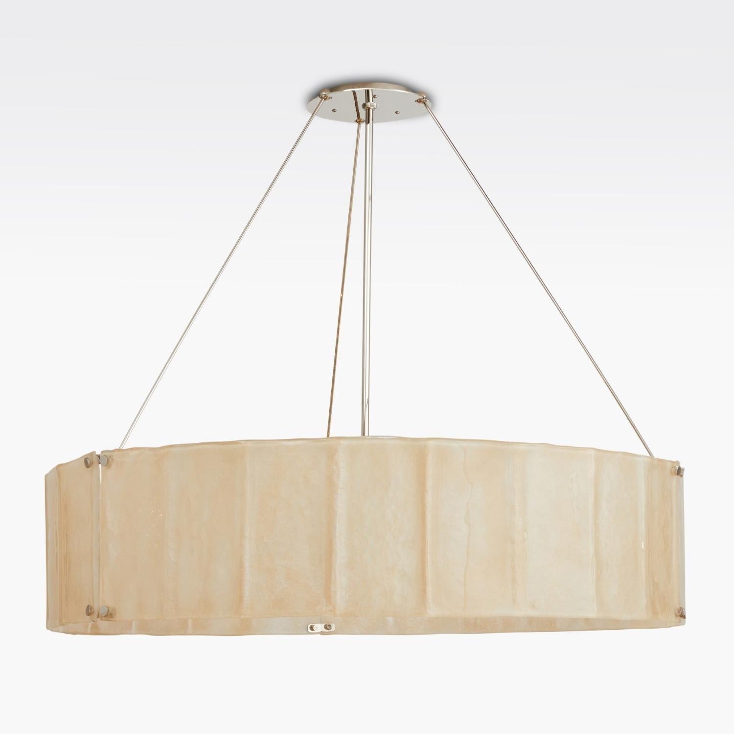 Willamette Round Crystal Chandelier - Cyran Lamps