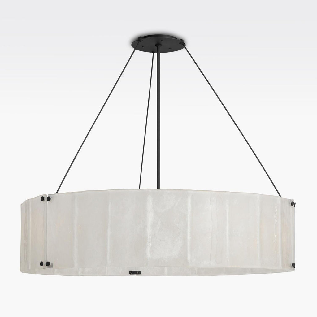 Willamette Round Crystal Chandelier - Cyran Lamps