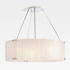 Willamette Round Crystal Chandelier - Cyran Lamps