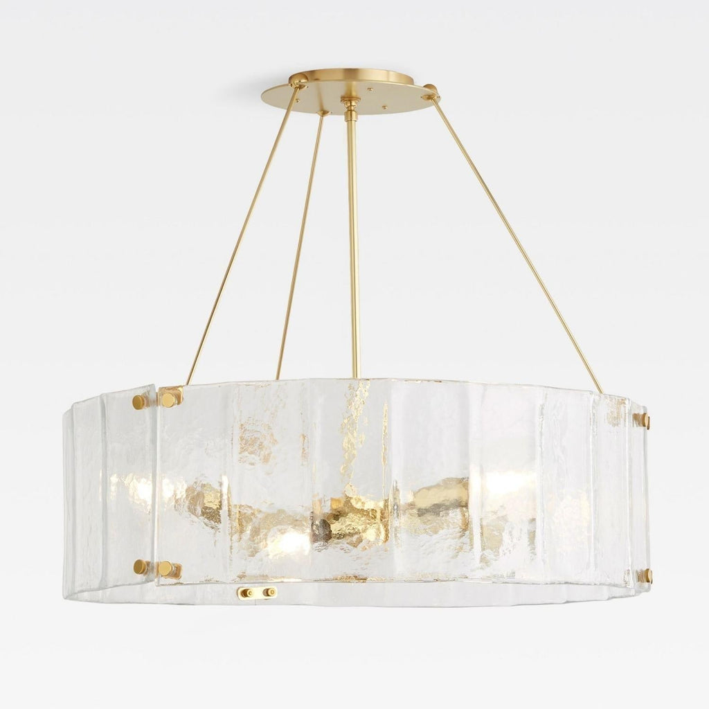 Willamette Round Crystal Chandelier - Cyran Lamps