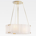 Willamette Round Crystal Chandelier - Cyran Lamps