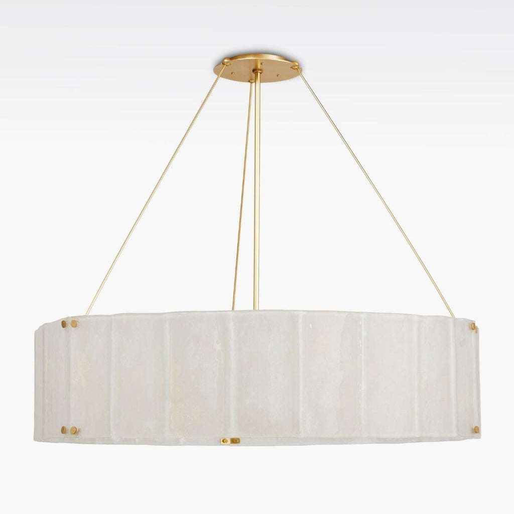Willamette Round Crystal Chandelier - Cyran Lamps