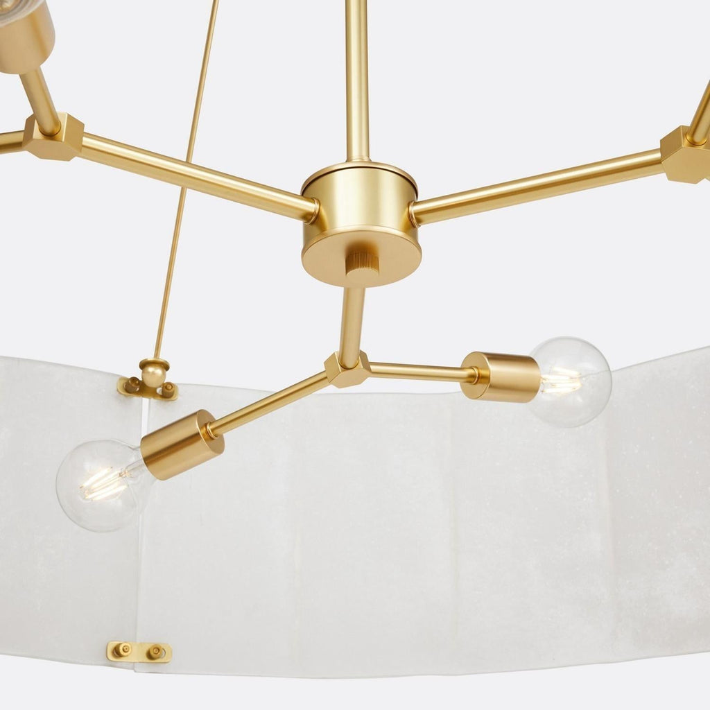 Willamette Round Crystal Chandelier - Cyran Lamps