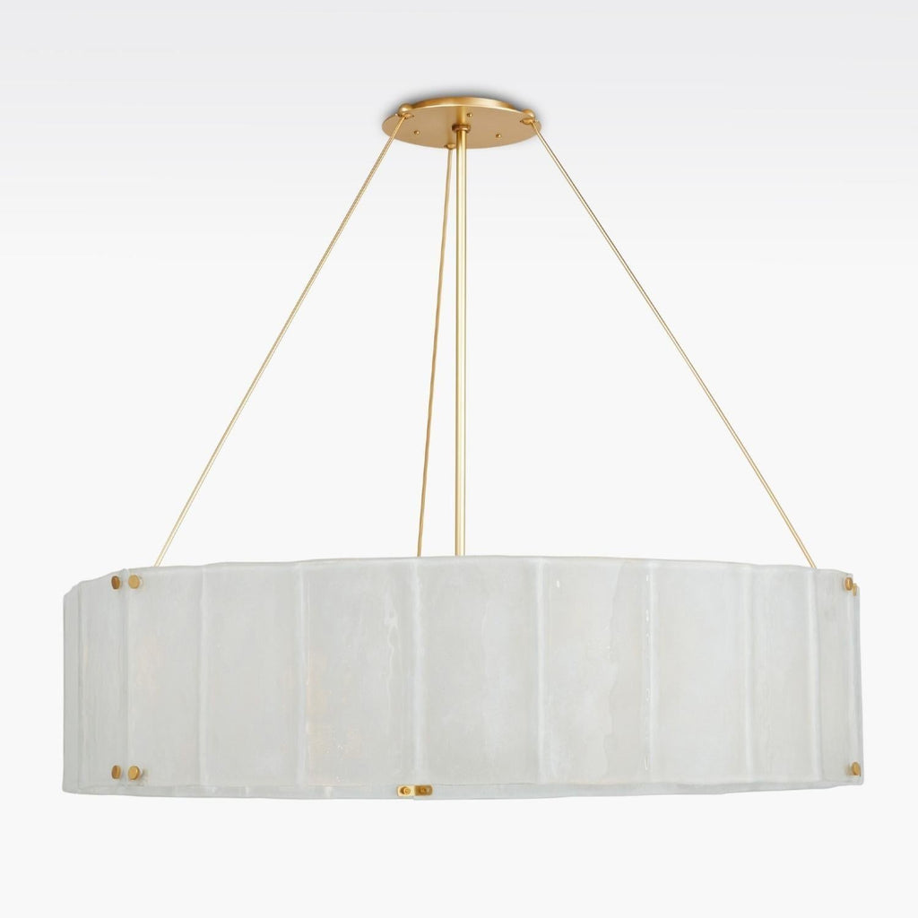 Willamette Round Crystal Chandelier - Cyran Lamps