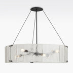 Willamette Round Crystal Chandelier - Cyran Lamps